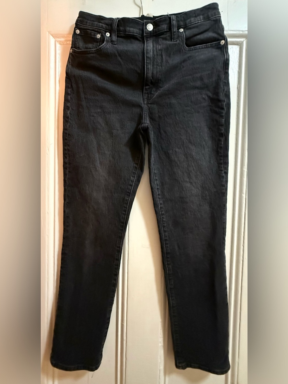 Madewell Black slim boy Jeans